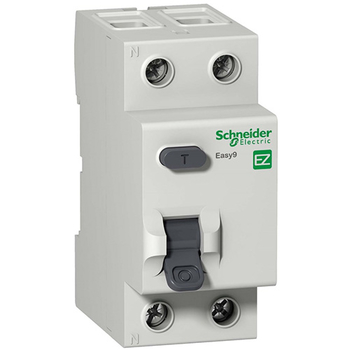 Дифференциальный выключатель Schneider Electric (УЗО) EASY 9 2P 25А 30мА AC 4,5 кА - Электрика, НВА - Модульное оборудование - Дифференциальные автоматы - omvolt.ru