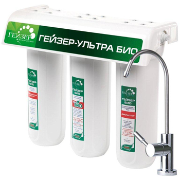 Фильтр под мойку Гейзер Ультра БИО 421 для жесткой воды - Фильтры для воды - Фильтры под мойку - omvolt.ru